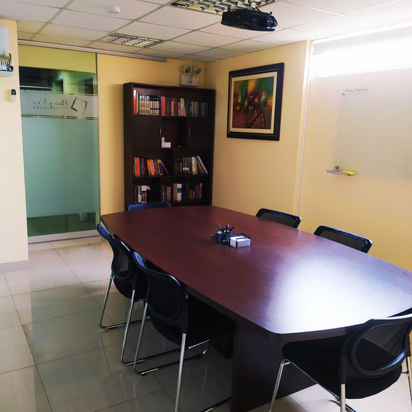 Sala de reuniones del estudio